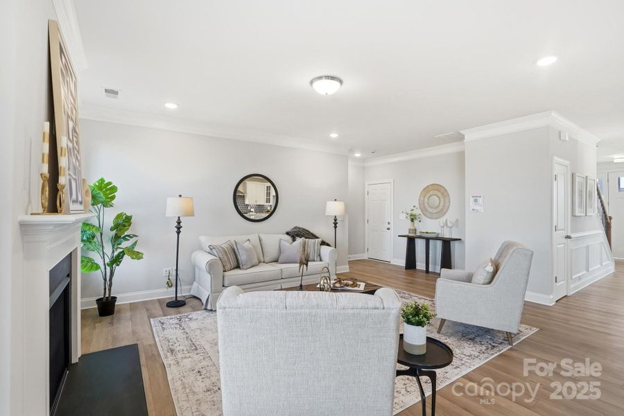 Furnished interior view inside a new home in The Meadows at Laurelbrook, Sherrills Ford (Image 16).