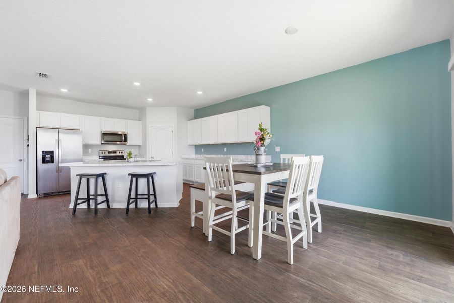 Furnished interior view inside a new home in Ravenswood Village, St. Augustine (Image 18).