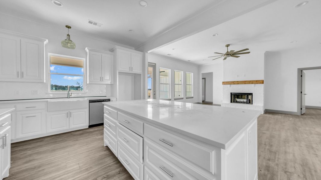 Representative furnished interior of a home built from the Jarrett 2 by Zeal Home Builders in Sunrise Point, Weatherford (Image 7).