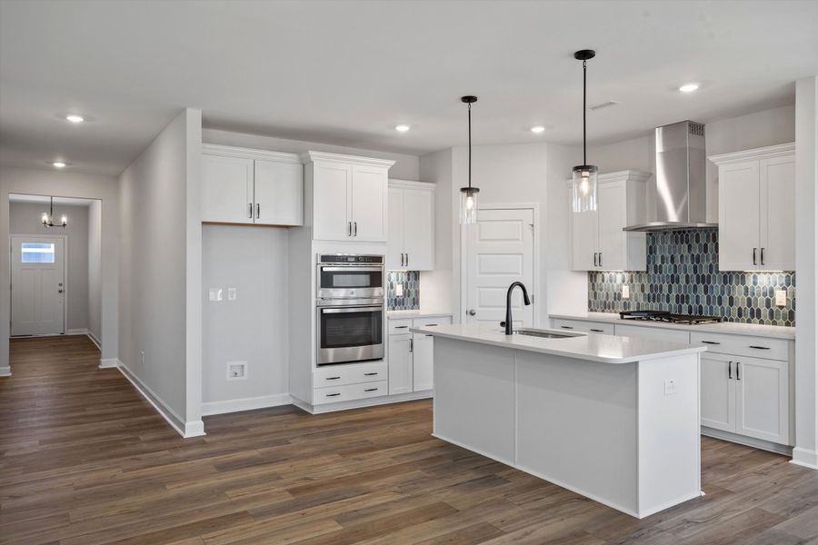 Furnished interior view inside a new home in Ovation at Sweetbrier, Durham (Image 8).