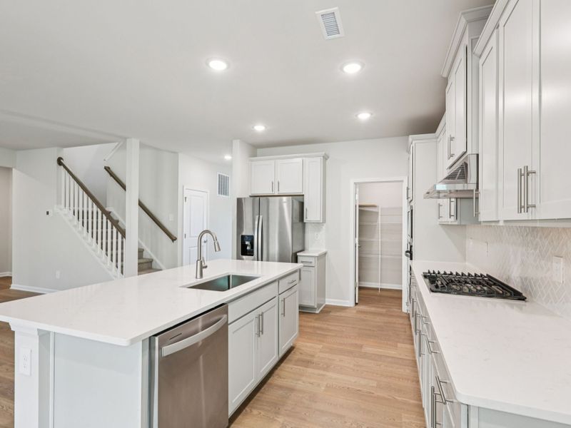 Furnished interior view inside a new home in Marshburn Landing - Signature Series, Wendell (Image 4).