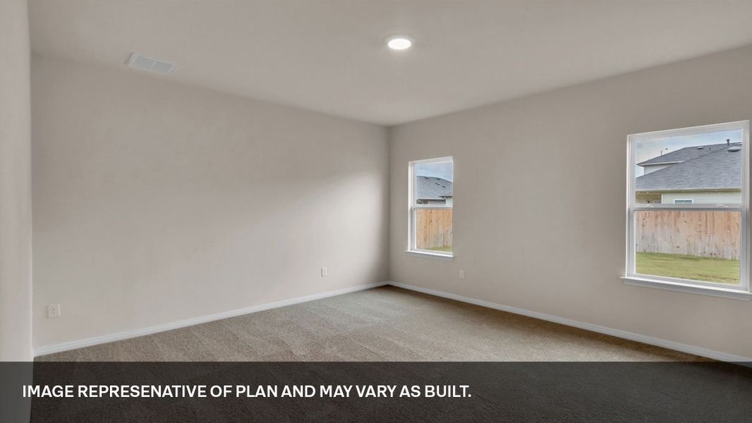 Spacious, unfurnished interior of a new home in Rosenbusch Ranch, Leander (Image 19). Spacious, unfurnished interior of a new home in Rosenbusch Ranch, Leander (Image 19).
