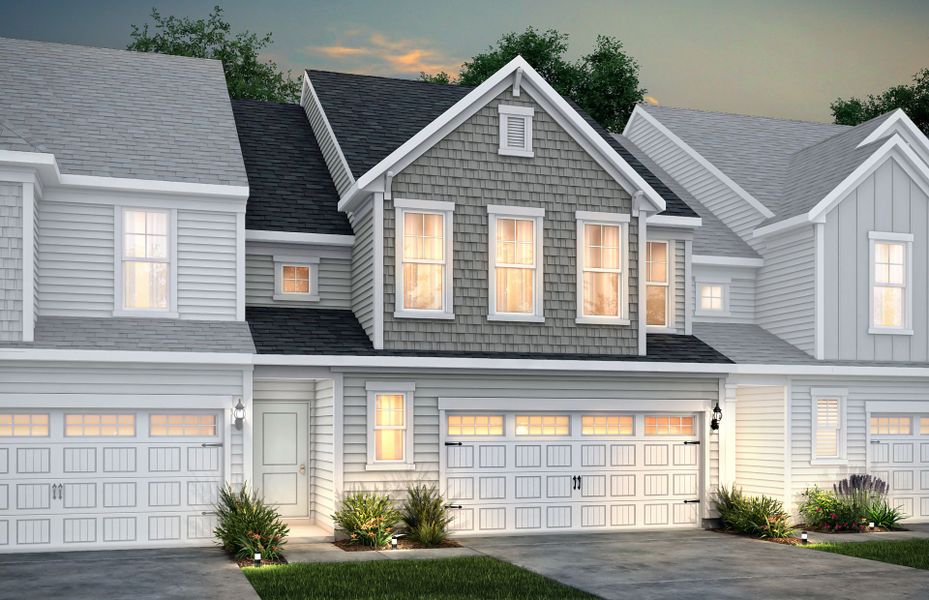 Palomino Exterior 6 features siding, shakes, covered front door and 2-car front load garage Palomino Exterior 6 features siding, shakes, covered front door and 2-car front load garage