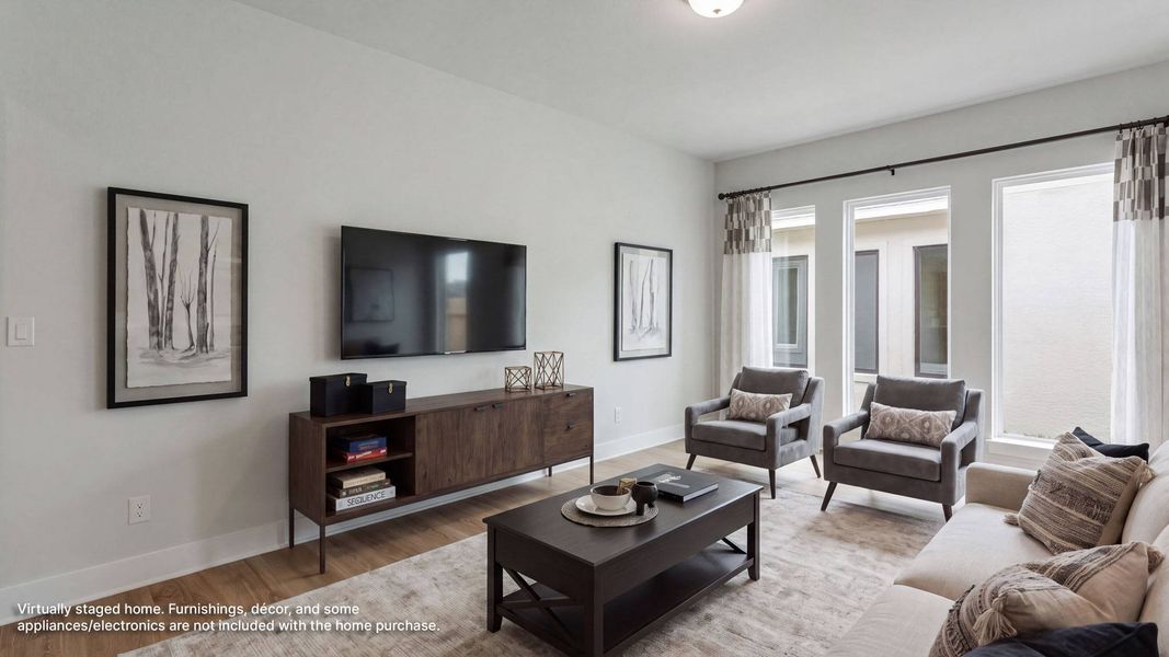 Furnished interior view inside a new home in Reserve at Berry Bay, Wimauma (Image 11).