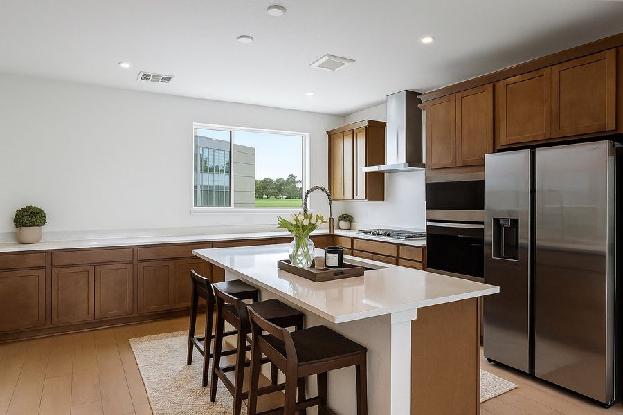 Furnished interior view inside a new home in Ascent at Inverness, Englewood (Image 6).