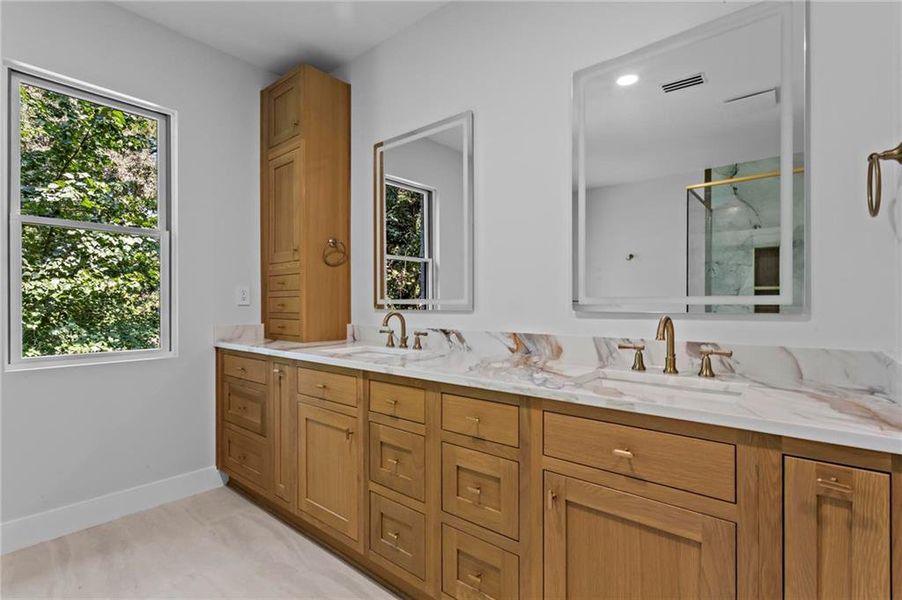 Furnished interior view inside a new home in , Marietta (Image 37).