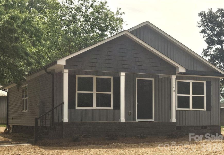 Side view of home.