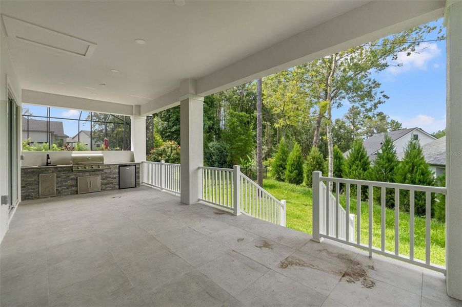 Exterior details and patio area of a home in Southern Hills Plantation, Brooksville (Image 3).