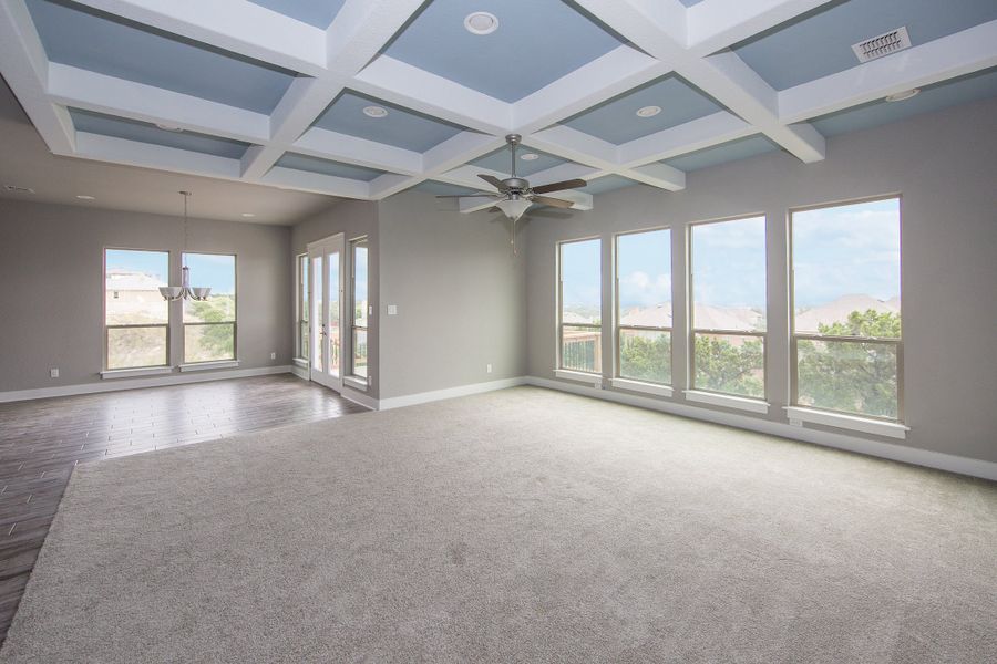 Representative unfurnished interior of a home built from the The Malta by Whitestone Custom Homes in Johnson Ranch, Bulverde (Image 13).