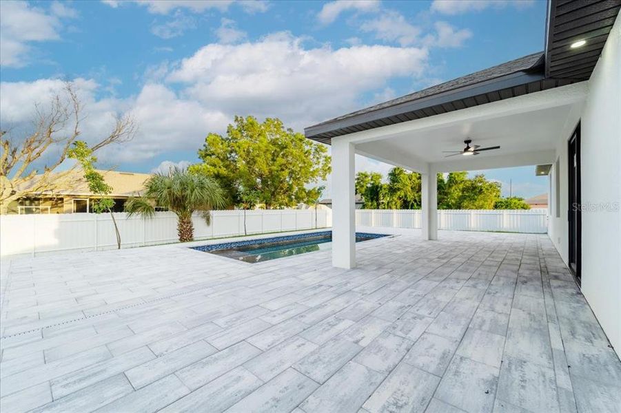 Exterior details and patio area of a home in , Cape Coral (Image 16). Exterior details and patio area of a home in , Cape Coral (Image 16).