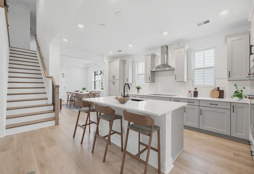 Virtually Staged Kitchen - 4 of 23