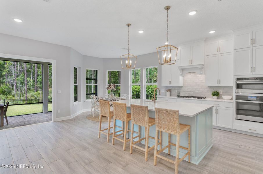 Furnished interior view inside a new home in Palm Crest AT Seabrook, Ponte Vedra (Image 14).