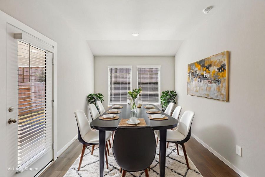 Furnished interior view inside a new home in Pine Lake Cove - Premier Series, Montgomery (Image 8).