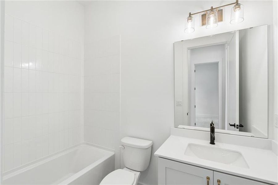 Furnished interior view inside a new home in Old Mill Preserve, Dallas (Image 5).