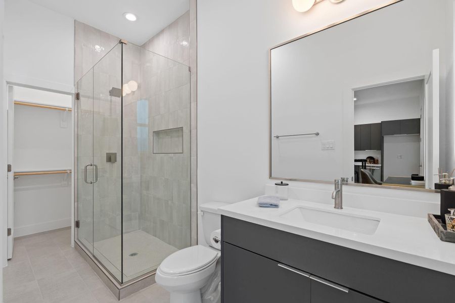 Furnished interior view inside a new home in , Houston (Image 17). Furnished interior view inside a new home in , Houston (Image 17).