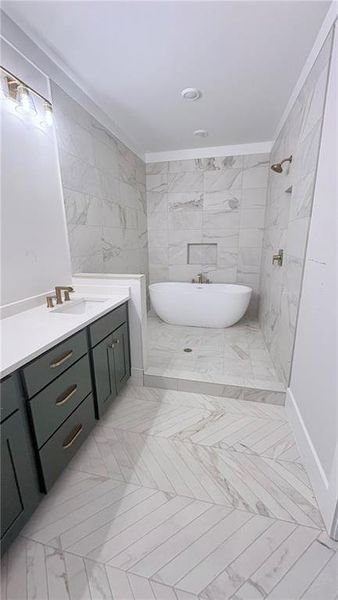 Furnished interior view inside a new home in , Decatur (Image 6).