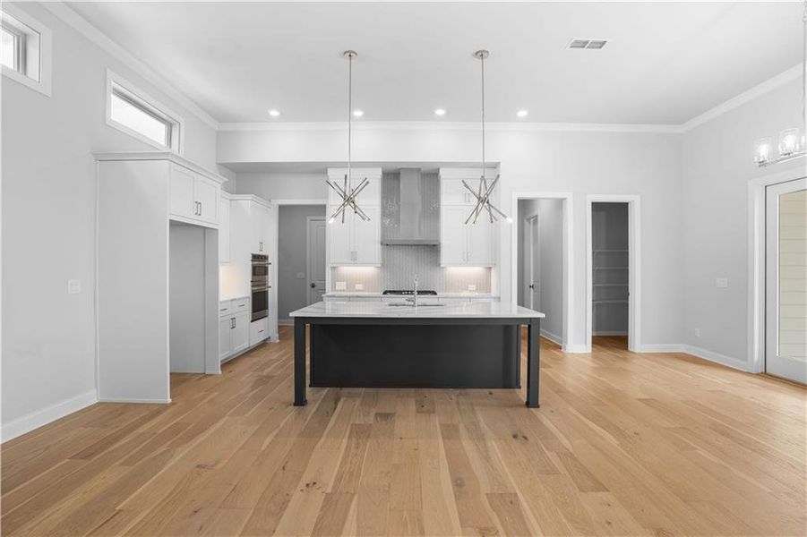 Furnished interior view inside a new home in Promenade at Sawnee Village, Cumming (Image 8). Furnished interior view inside a new home in Promenade at Sawnee Village, Cumming (Image 8).