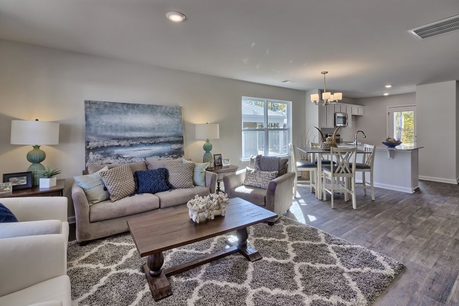 Representative furnished interior of a home built from the Dogwood A by McGuinn Homes in Reserves at Mill Creek, Columbia (Image 5).