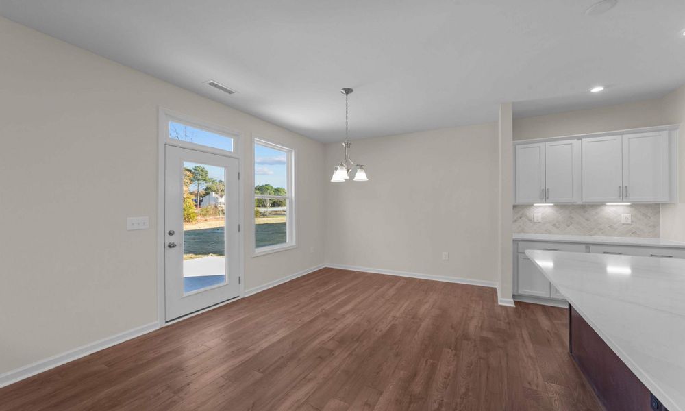 Representative unfurnished interior of a home built from the The Sycamore by Chesapeake Homes in Terrapin, Leland (Image 20).