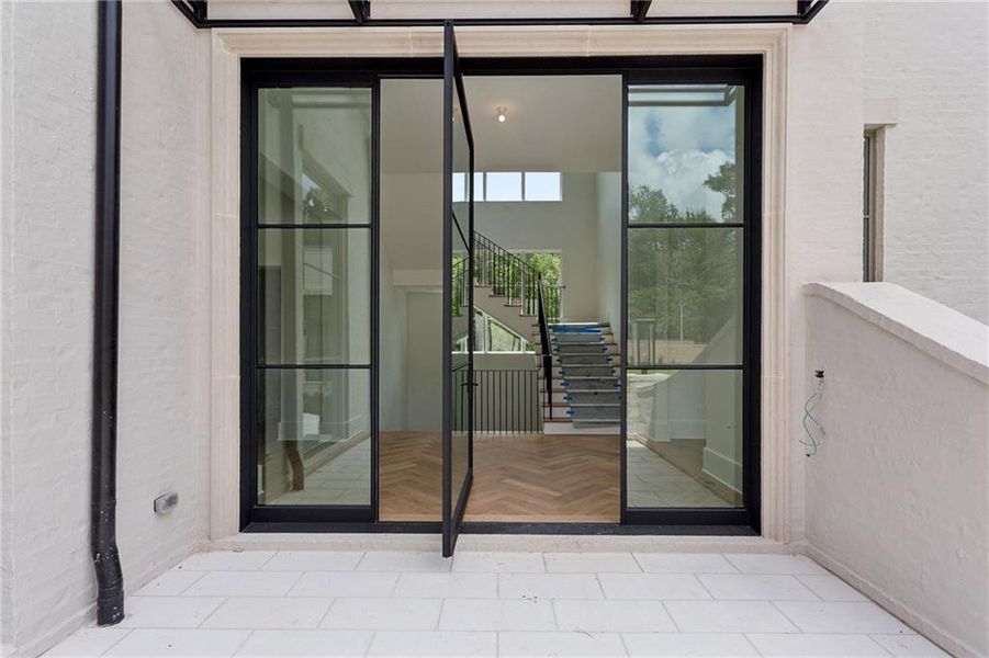 Exterior details and patio area of a home in , Atlanta (Image 21).