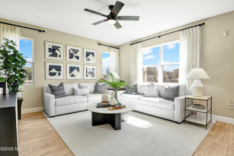 Furnished interior view inside a new home in , St. Augustine (Image 18).