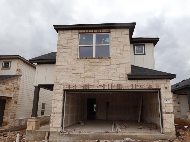 In-progress construction of a new home in Heritage, Dripping Springs, TX (Image 12).