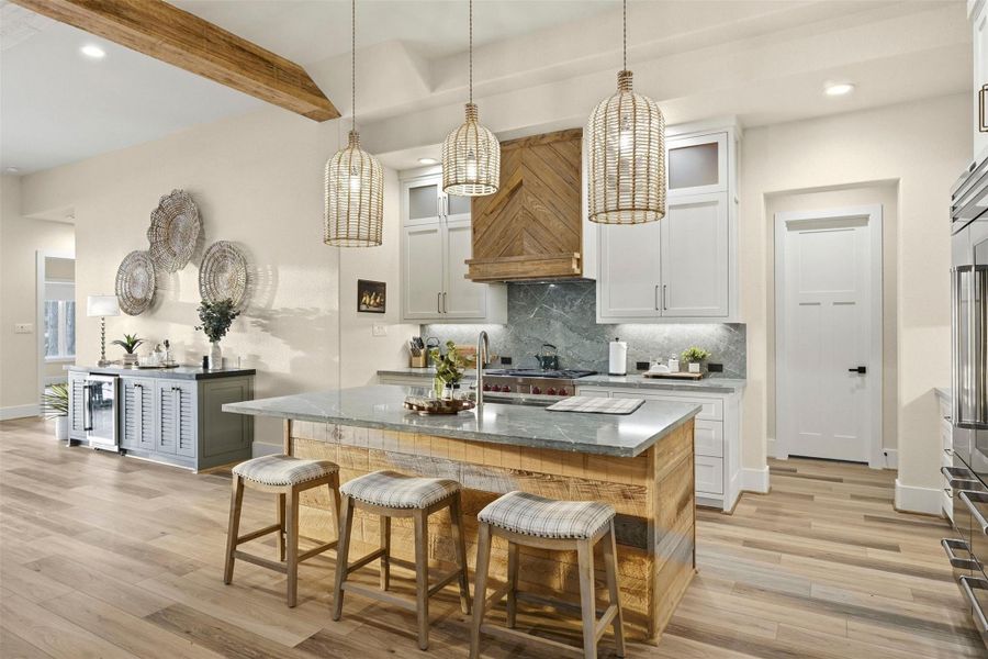 Furnished interior view inside a new home in , Willis (Image 38).