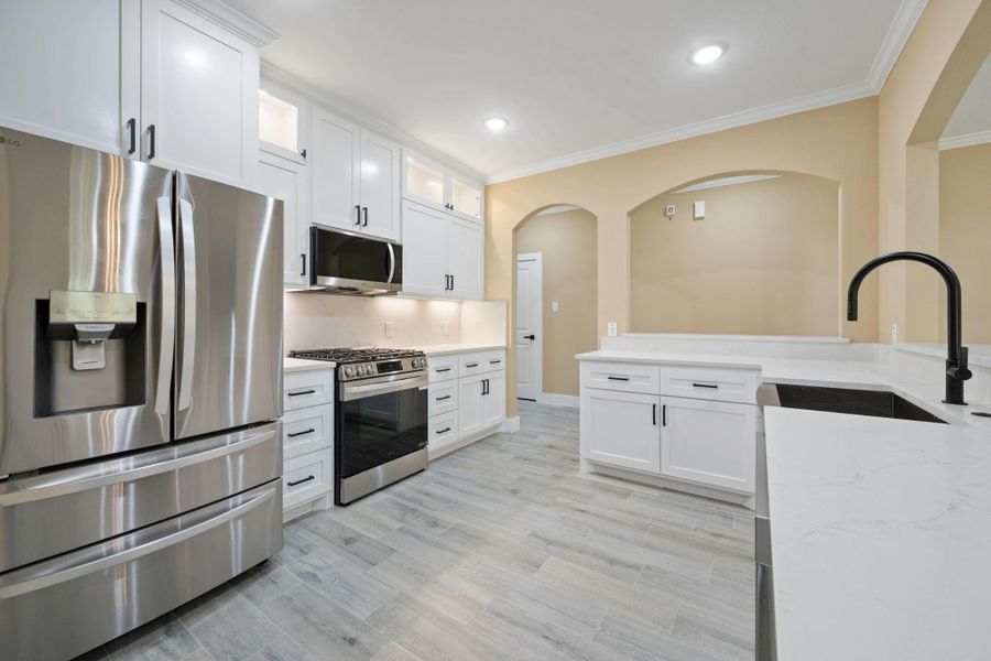 Furnished interior view inside a new home in , Livingston (Image 11).