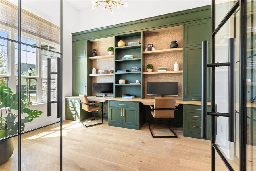 Furnished interior view inside a new home in Mustang Lakes, Celina (Image 13).