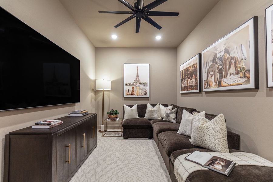 Representative Entertainment Room - some options shown