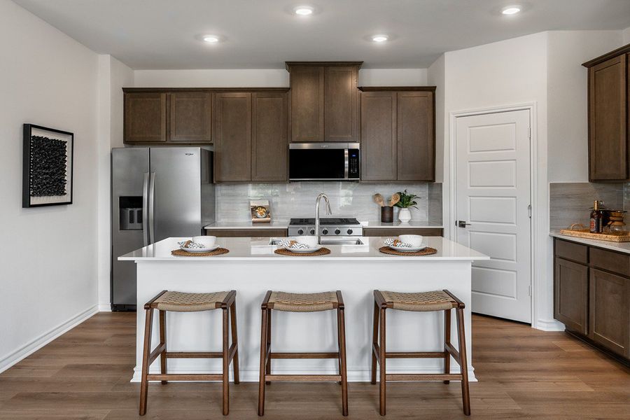 Representative furnished interior of a home built from the 1605 Modeled by KB Home in Elevon, Lavon (Image 4).