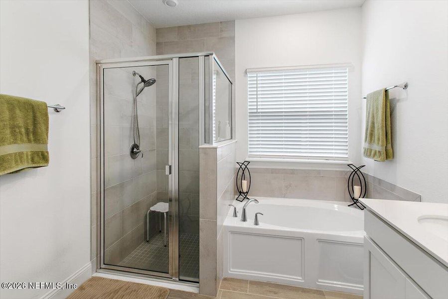 Furnished interior view inside a new home in Silver Meadows at SilverLeaf, St. Augustine (Image 10).