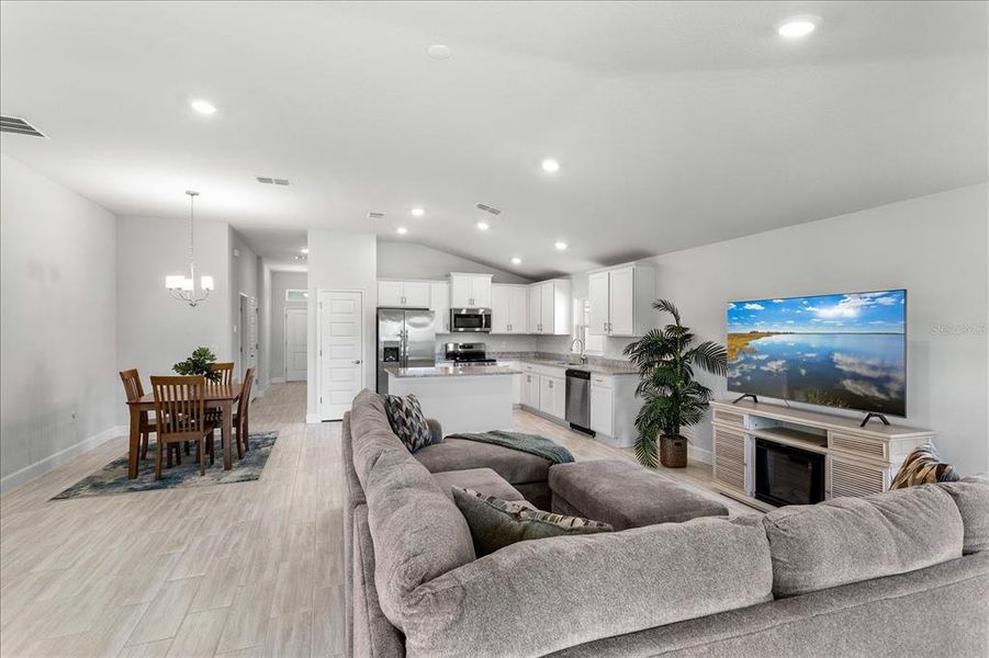 Furnished interior view inside a new home in Abbey Glen, Dade City (Image 15).