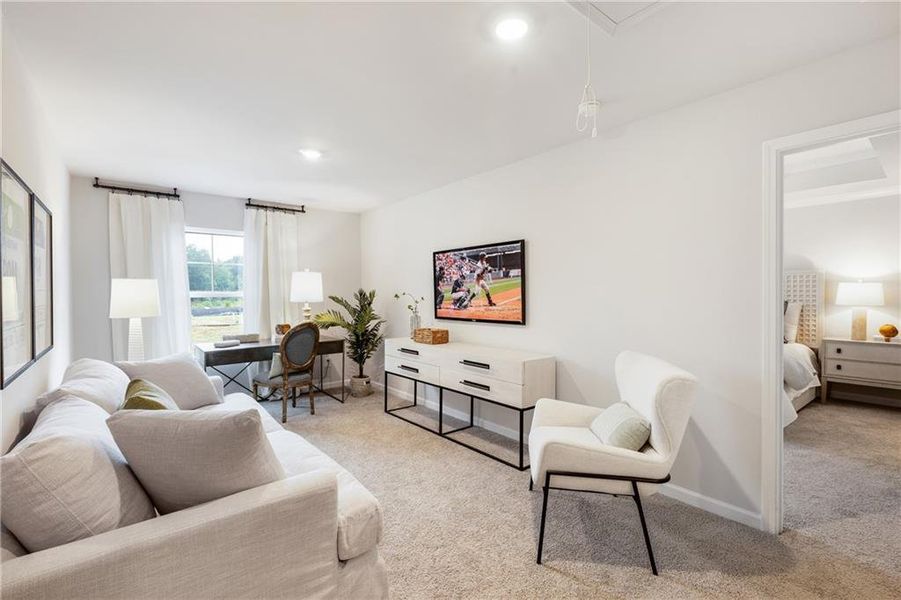 Furnished interior view inside a new home in , Kennesaw (Image 11).