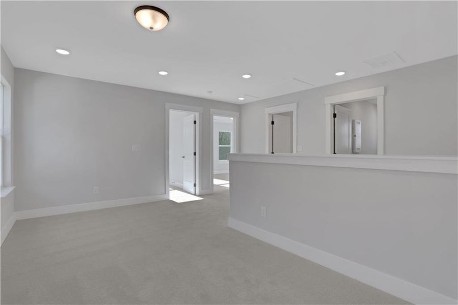 Spacious, unfurnished interior of a new home in Villas at Dawsonville, Dawsonville (Image 18). Spacious, unfurnished interior of a new home in Villas at Dawsonville, Dawsonville (Image 18).