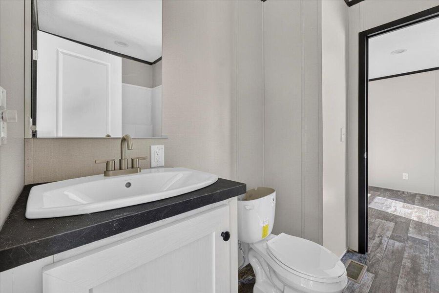 Furnished interior view inside a new home in , Cross (Image 11).