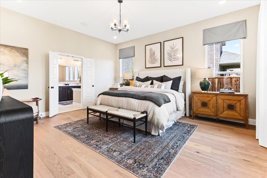 Furnished interior view inside a new home in La Terra at Uptown Celina, Celina (Image 11).