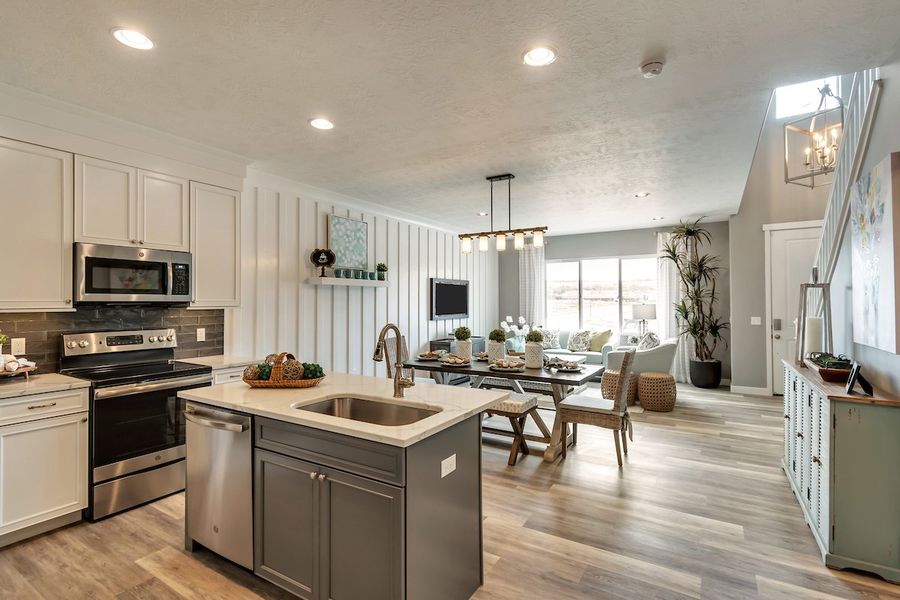 Furnished interior view inside a new home in , Salem (Image 18).