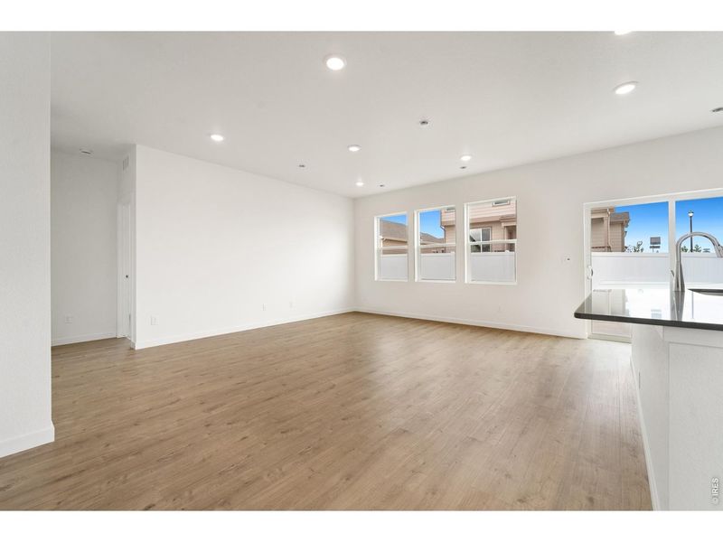 Spacious, unfurnished interior of a new home in Union Colony West, Greeley (Image 15).