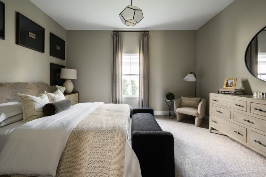 Representative furnished interior of a home built from the Bayport II by Homes by WestBay in Longleaf at Grand Park, Sarasota (Image 10).