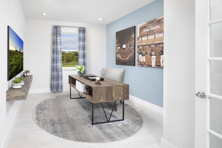 Representative furnished interior of a home built from the Seabranch by Mattamy Homes in Wellen Park, Venice (Image 12).
