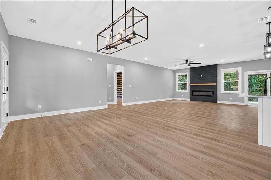 Spacious, unfurnished interior of a new home in , Covington (Image 17).