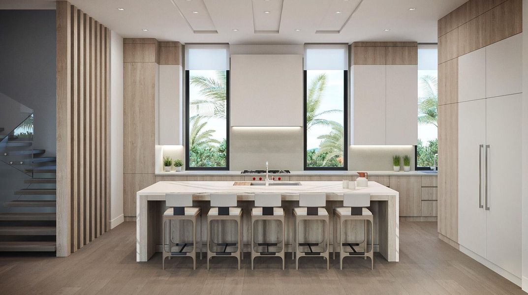 Furnished interior view inside a new home in , Delray Beach (Image 21). Furnished interior view inside a new home in , Delray Beach (Image 21).