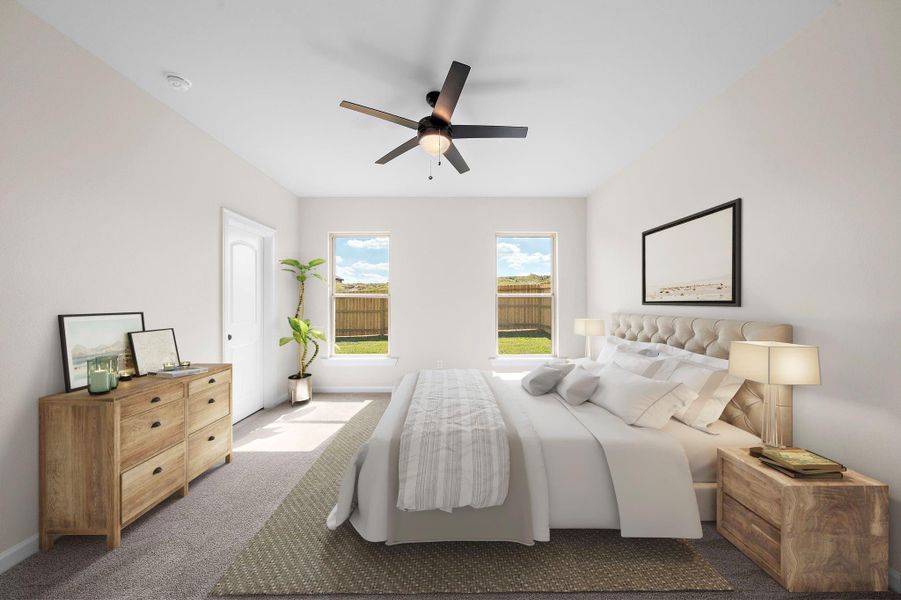 Furnished interior view inside a new home in Mostyn Springs, Magnolia (Image 3).
