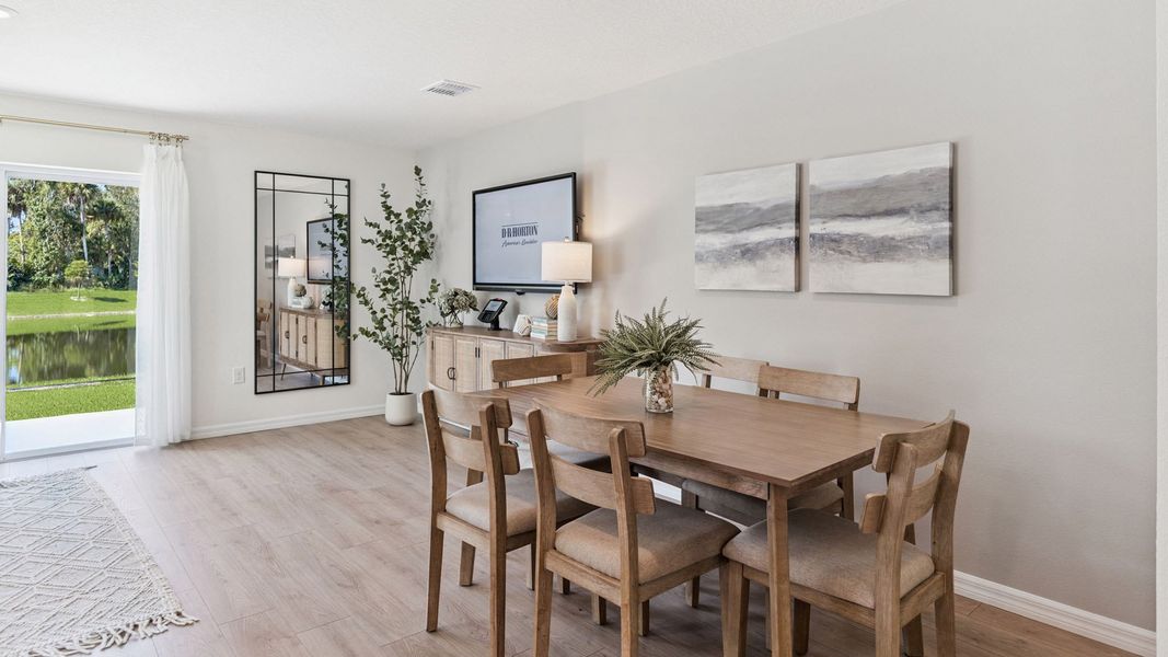 Furnished interior view inside a new home in Preston Cove, St. Cloud (Image 5).