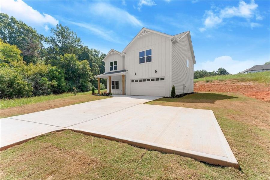Front exterior of a new home in , Clarkesville, GA, highlighting curb appeal (Image 20).