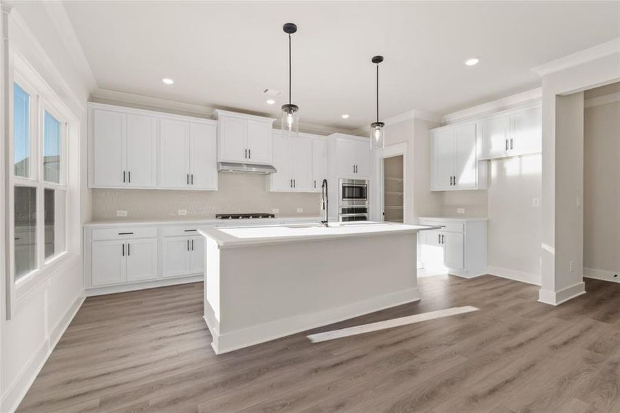 Furnished interior view inside a new home in Rosewood Lake Estates, Hoschton (Image 14).