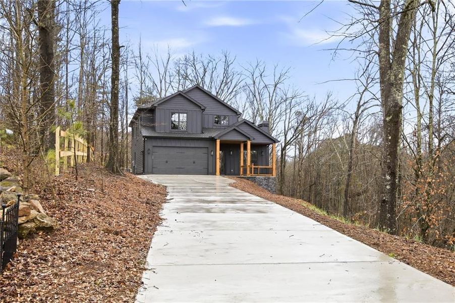 Front exterior of a new home in , Canton, GA, highlighting curb appeal (Image 31).
