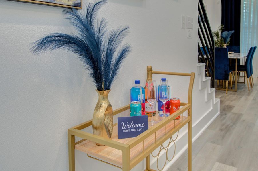 Close-up of interior finishes inside a home in Benson Street Court, Houston (Image 19).