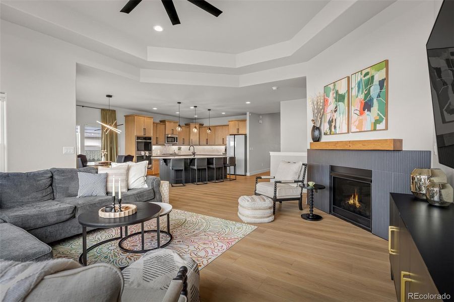Furnished interior view inside a new home in , Colorado Springs (Image 31).